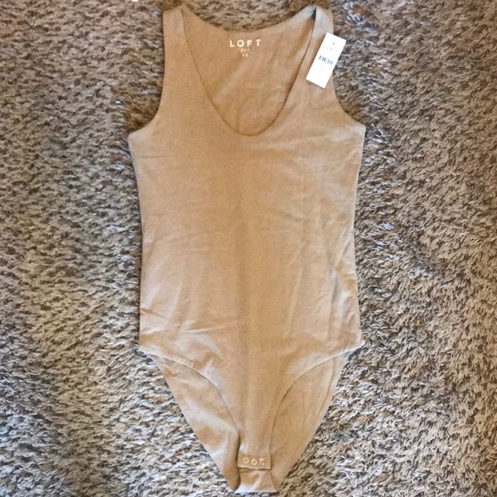 2 Loft body suit brown and black NWT